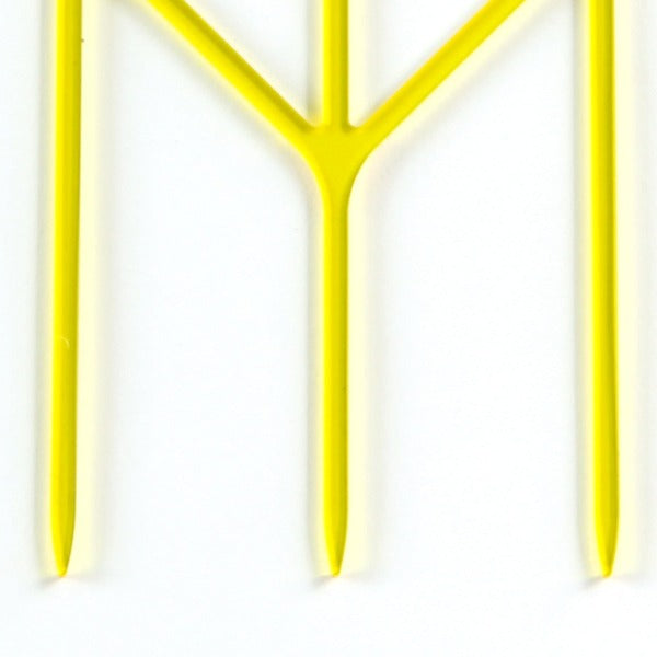 yellow acrylic plant trellis