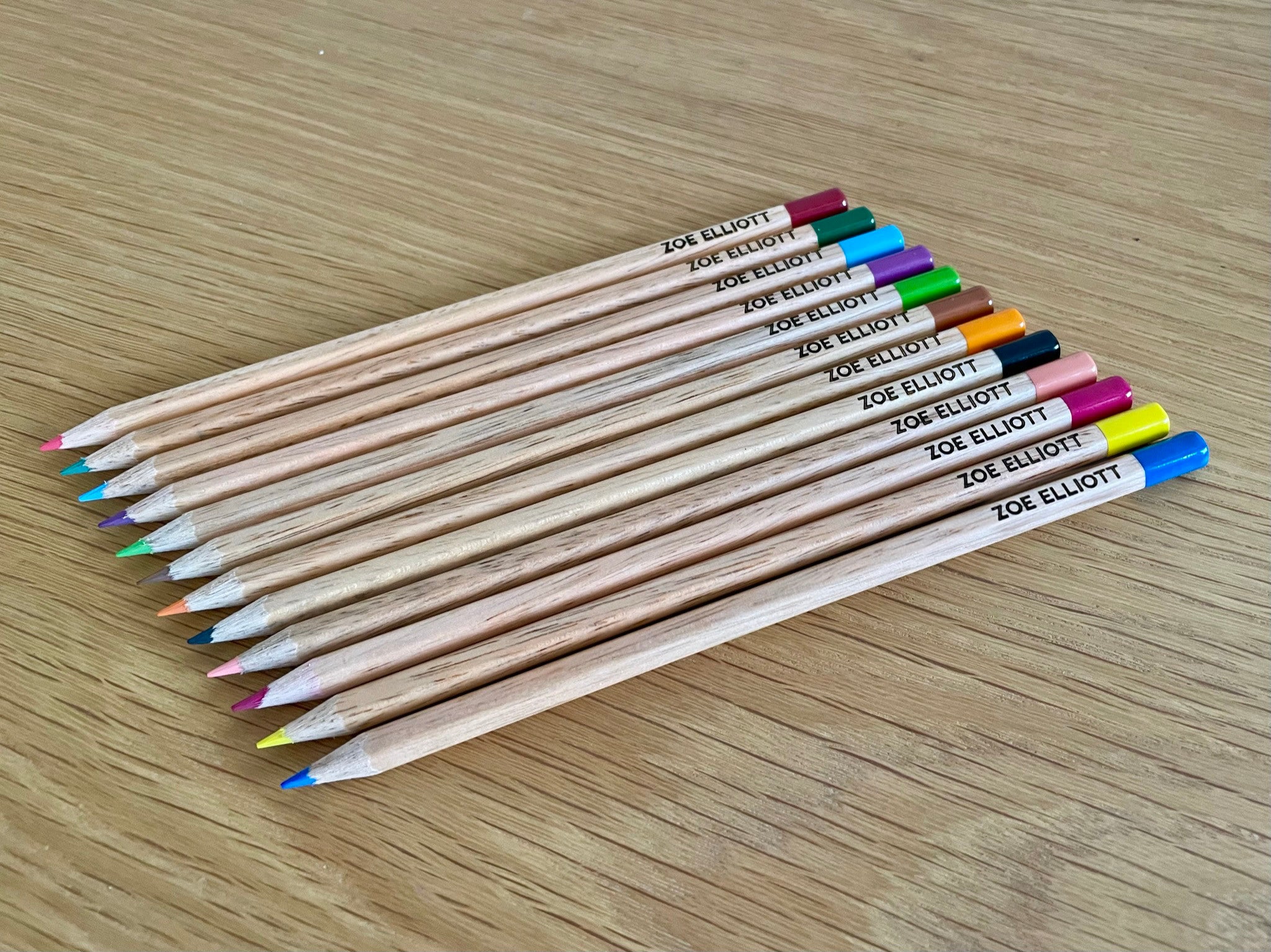 Personalised Pencils - Set of 12 Colours