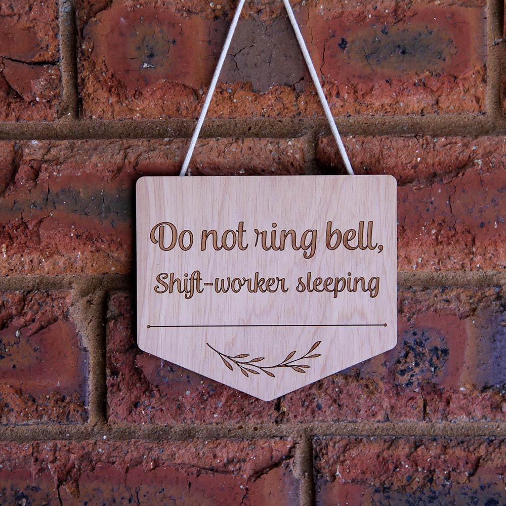 Do Not Disturb - Shift-worker Hanging Sign – Minting Memories